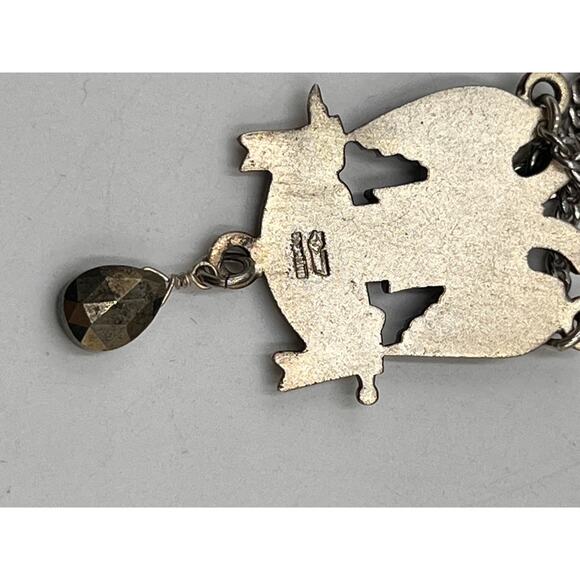 Robbins Co RI Sterling Silver Rite Freemasonry "SPES MEA IN DEO EST," Necklace - Picture 7 of 7